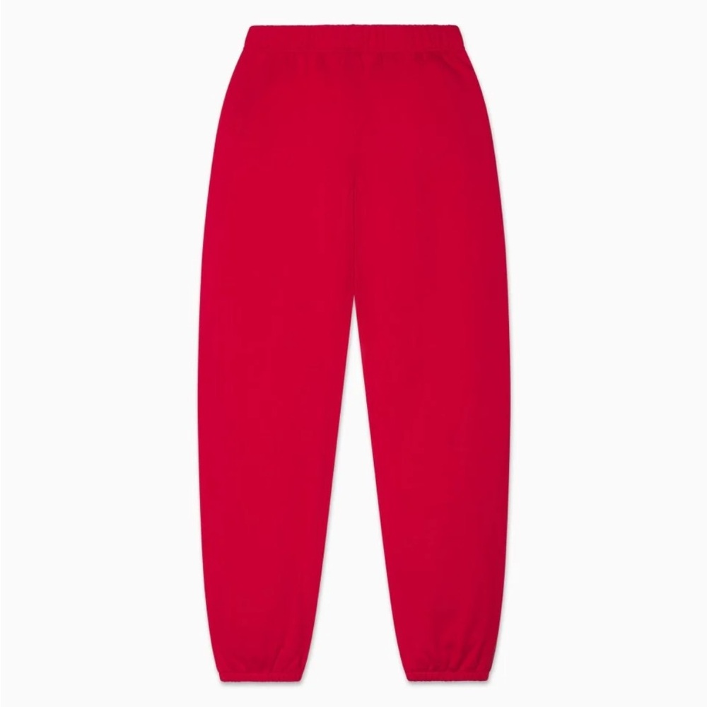 KHY red fleece jogger sweatpants